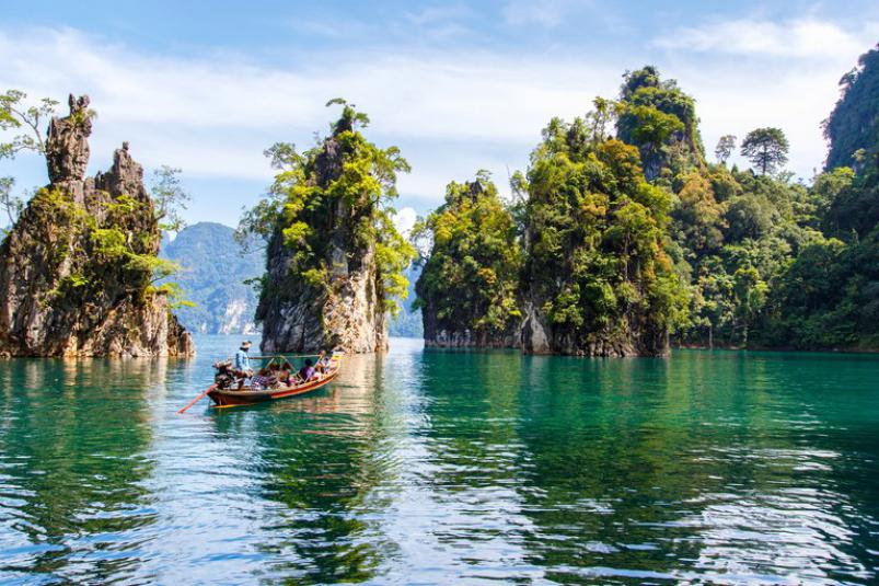 The Khao Sok National Park in Thailand